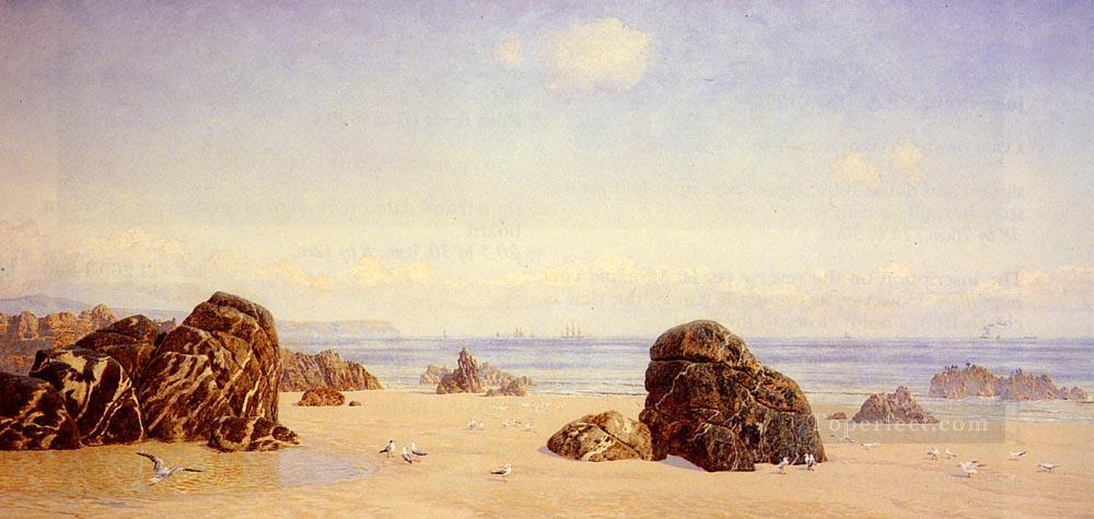 これらの黄砂の風景 ブレット・ジョン・ビーチ油絵